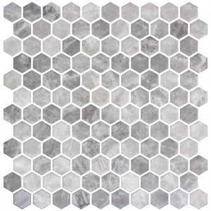 HEX GRAY SILVER MIX
